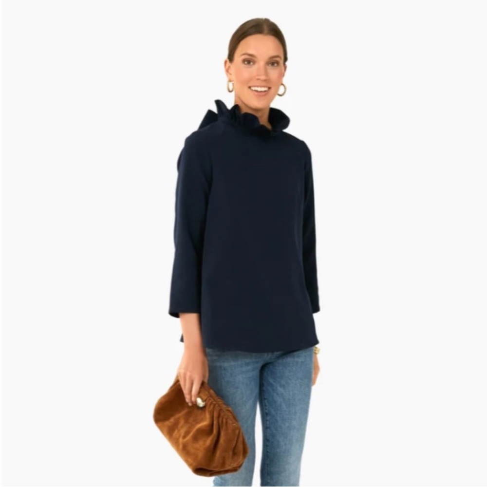 Tuckernuck Faye Blouse in Navy